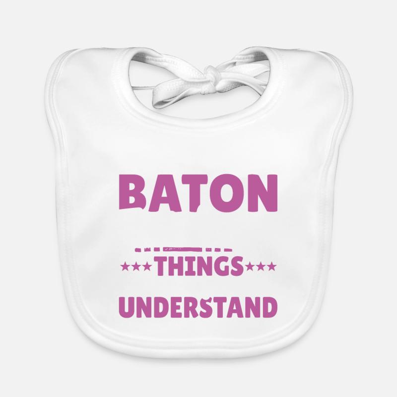 Bâton Twirling Bâton Twirler Cadeau Bavoir bio Bébé