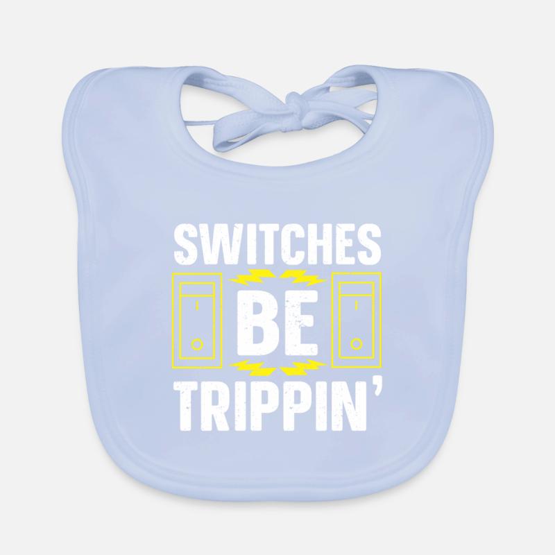 Elektriker Geschenk Baby Bio-Lätzchen