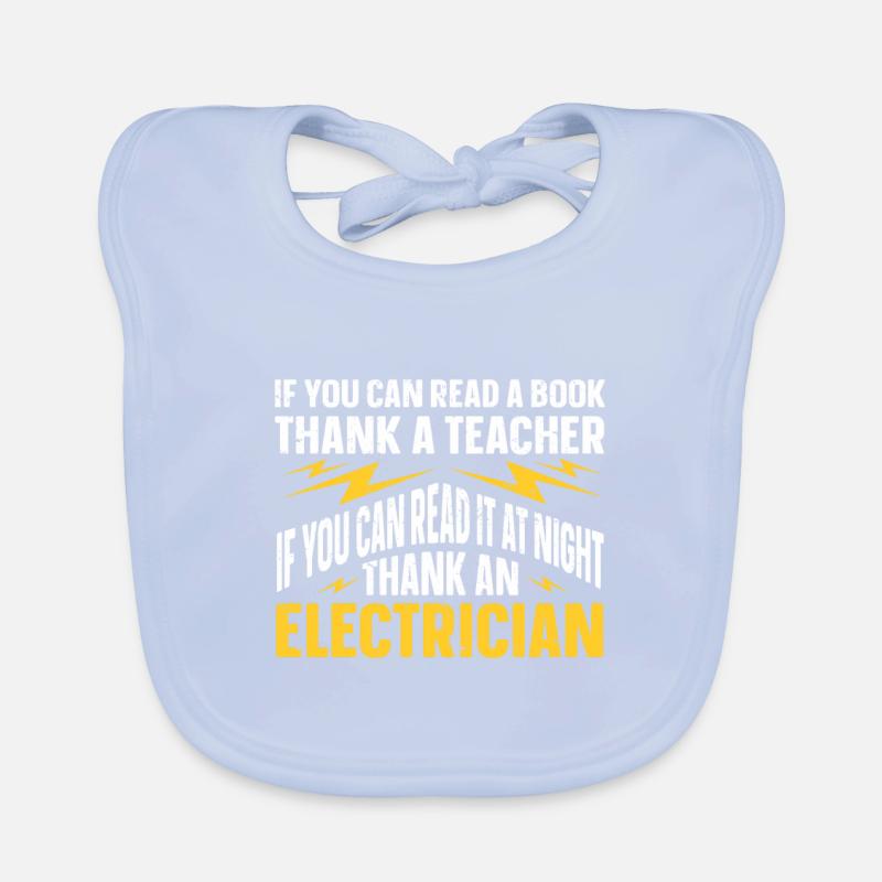 Elektriker Geschenk Baby Bio-Lätzchen