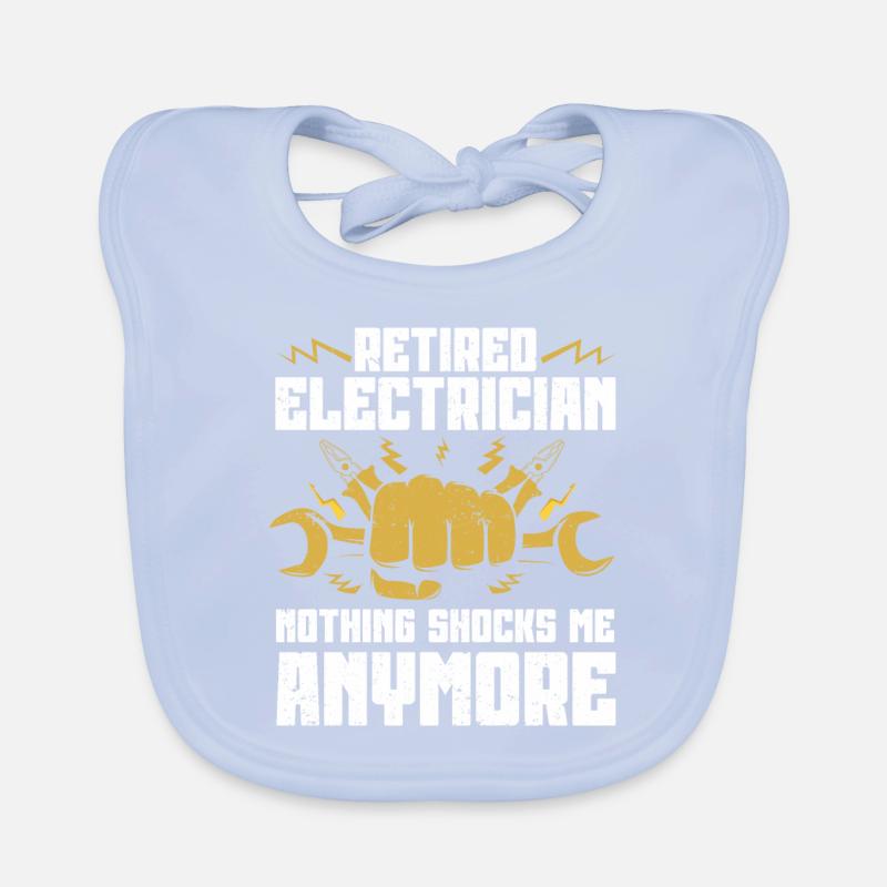 Electrician Gift Organic Baby Bibs