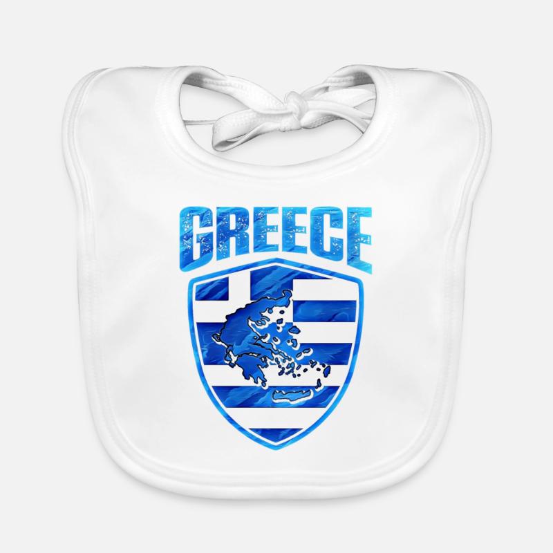 Greece Organic Baby Bibs