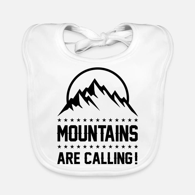 Les montagnes vous appellent Bavoir bio Bébé