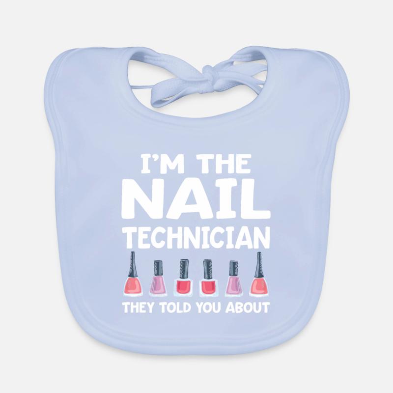 Nageltechniker Nagelstudio Nail Tech Baby Bio-Lätzchen