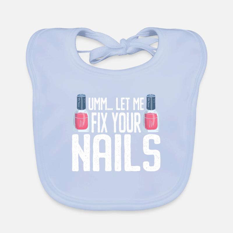 Technicienne ongulaire Salon de manucure Nail Tech Bavoir bio Bébé