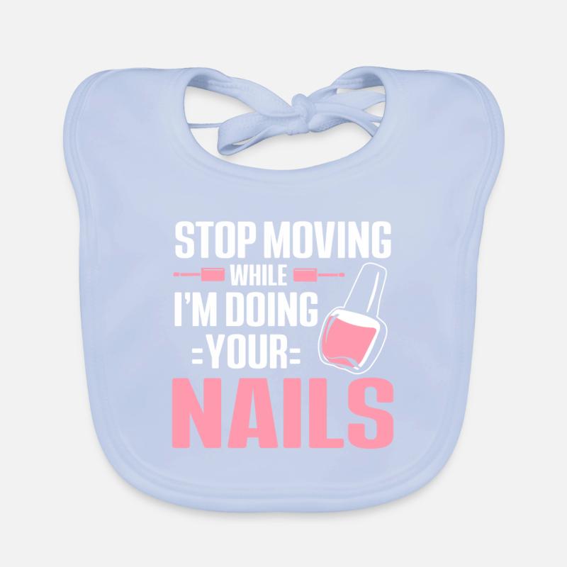 Nageltechniker Nagelstudio Nail Tech Baby Bio-Lätzchen