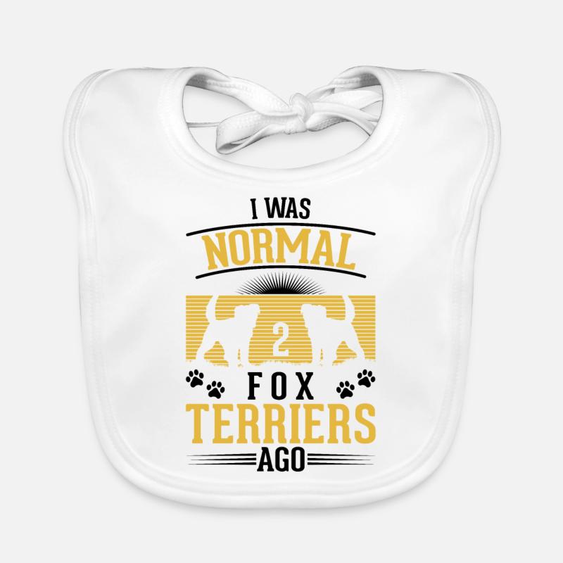 Foxterrier Drahthaar Geschenk Baby Bio-Lätzchen