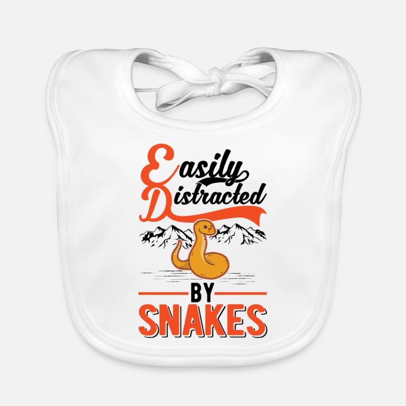 Snake Owner Corn Snake Snake Organic Baby Bibs