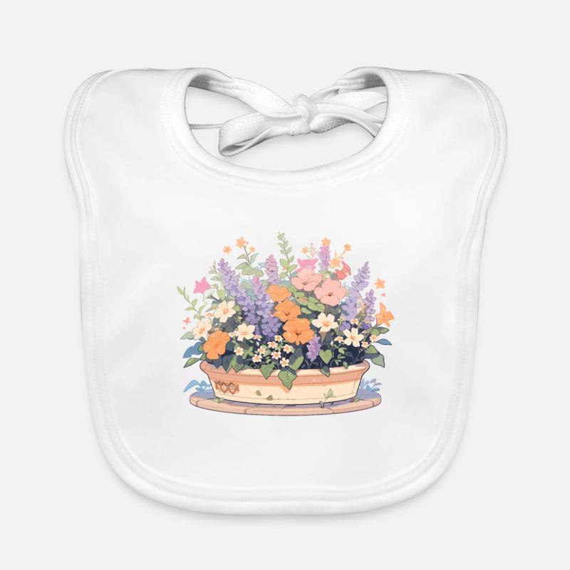 Fleurs, Bouquet, Fleur, Botanique, Jardin Bavoir bio Bébé