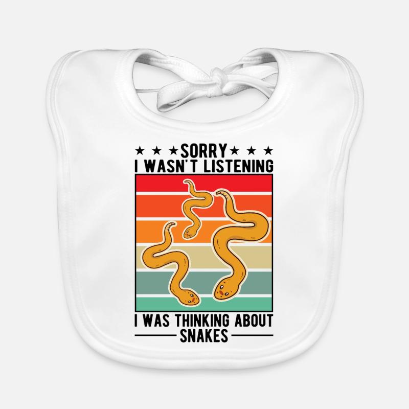 Snakes Owner Corn Snake Snake Organic Baby Bibs