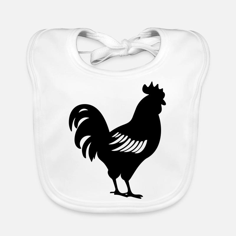 Poule Bavoir bio Bébé