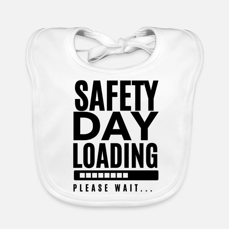 Safety Day Loading - Please Wait | Safety Day Gift Organic Baby Bibs