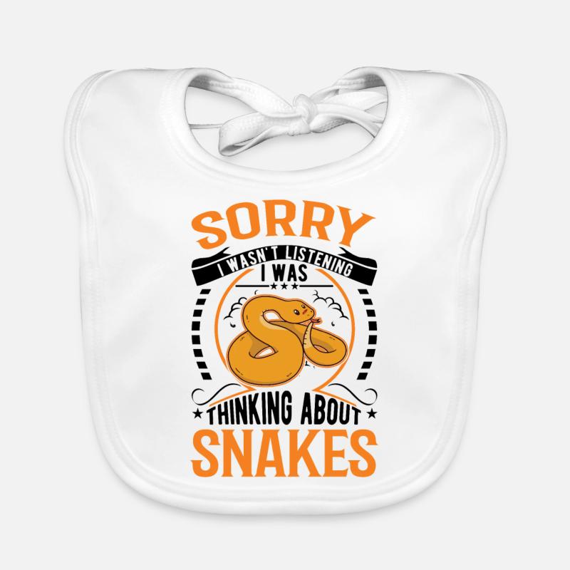 Propriétaire de serpent Serpent des blés Serpent Bavoir bio Bébé