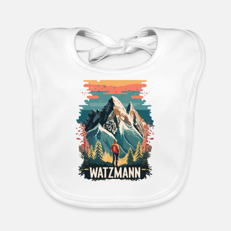 Watzmann Randonnée - Berchtesgaden, Alpes, Bavière Bavoir bio Bébé