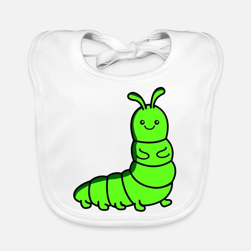 raupe Baby Bio-Lätzchen