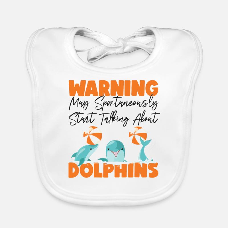 Dolphin Warning May Spontaneously Baby Bio-Lätzchen