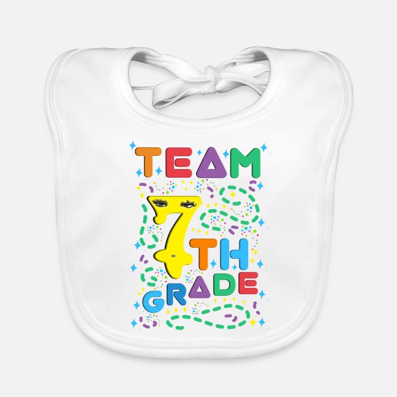 7THGrade - Seven Grade - Seven Grader Baby Bio-Lätzchen