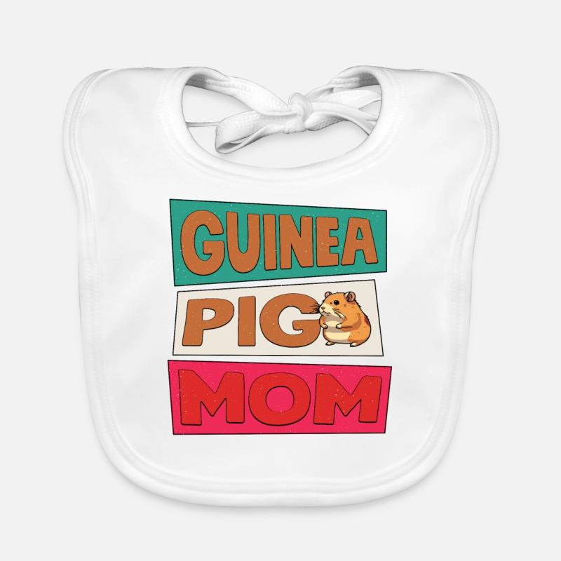 Cochon d’Inde Maman Cavy Amant Cochons d’Inde Rongeur Bavoir bio Bébé