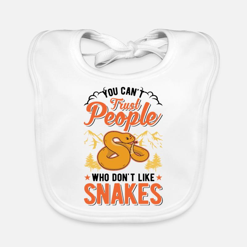 Propriétaire de serpent Serpent des blés Serpent Bavoir bio Bébé