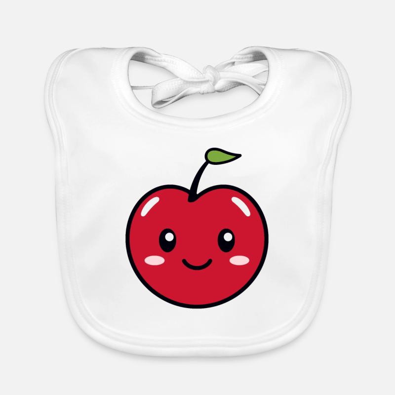 Cherries Organic Baby Bibs