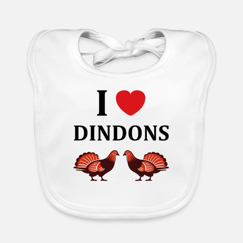 dindons Bavoir bio Bébé