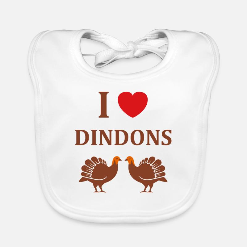 dindons Bavoir bio Bébé