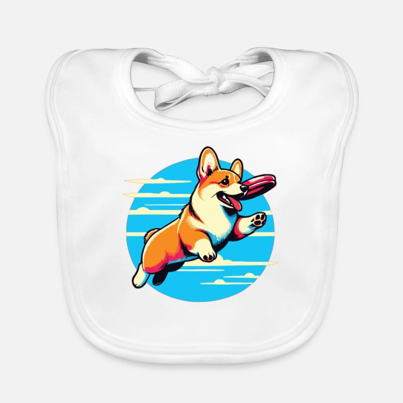 Corgi Corgi Hund Corgis Corgi Walisische Corgis Baby Bio-Lätzchen