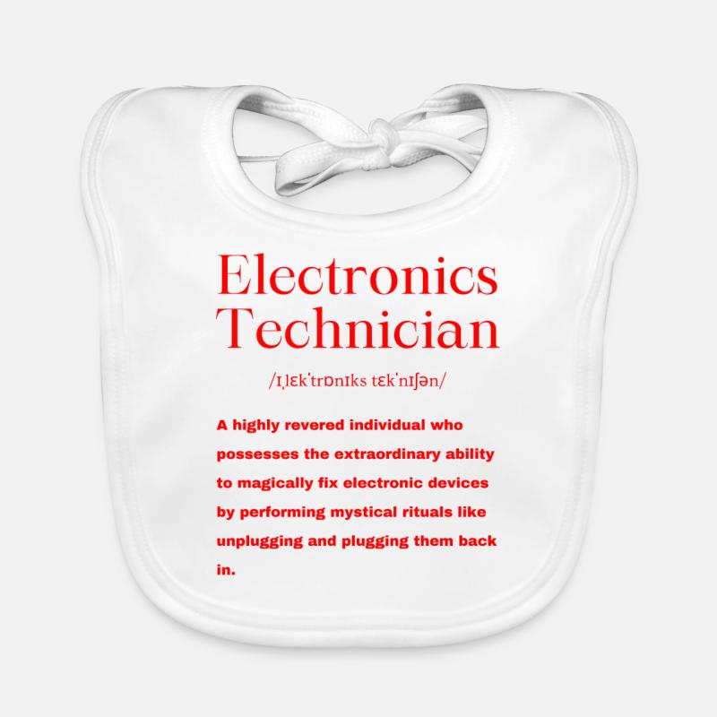 Electrical engineer Organic Baby Bibs