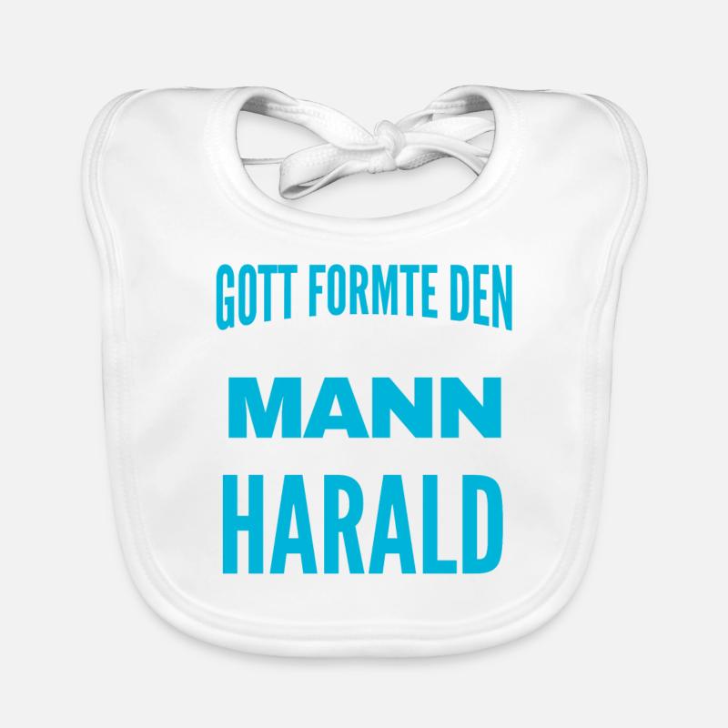 Harald Name Design Baby Bio-Lätzchen