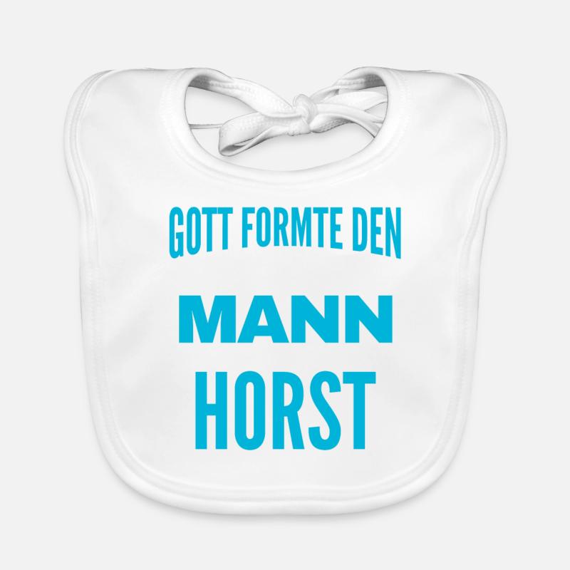 Horst Name Design Baby Bio-Lätzchen