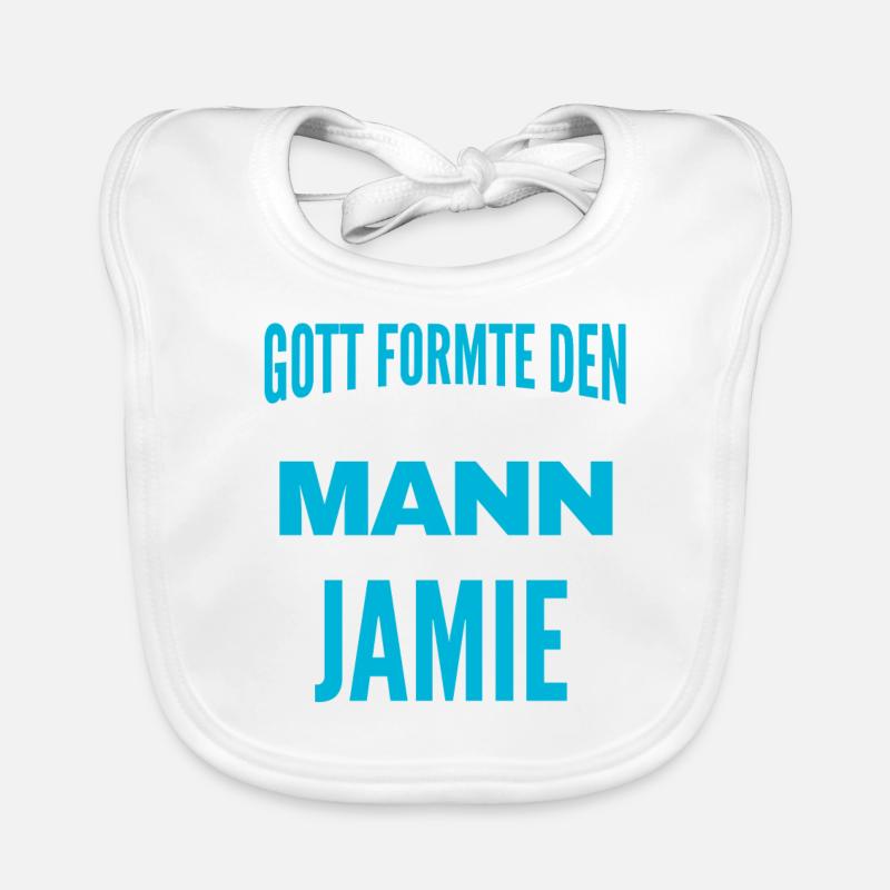 Jamie Name Design Baby Bio-Lätzchen