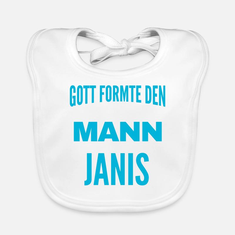 Janis Name Design Baby Bio-Lätzchen