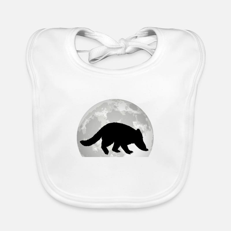 Nasenbär Mond Coati Baby Bio-Lätzchen