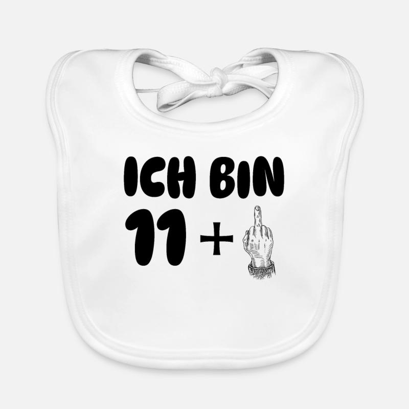 ich bin 12 Baby Bio-Lätzchen