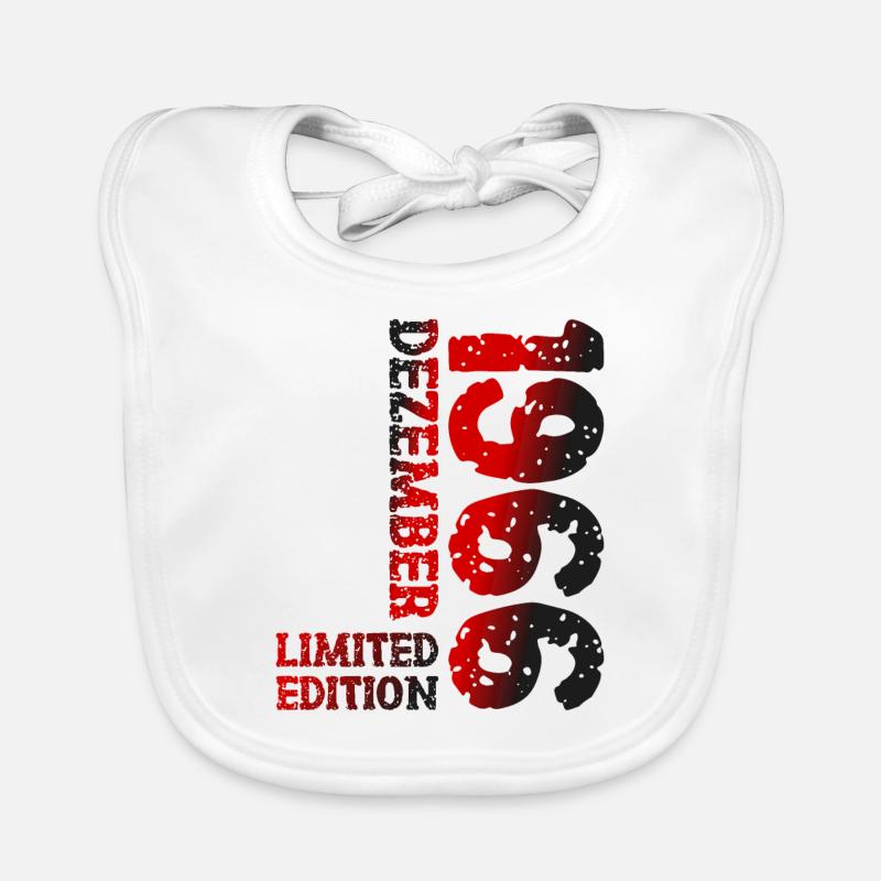 1966 Dezember Limited Edition 57. Geburtstag Deko Baby Bio-Lätzchen