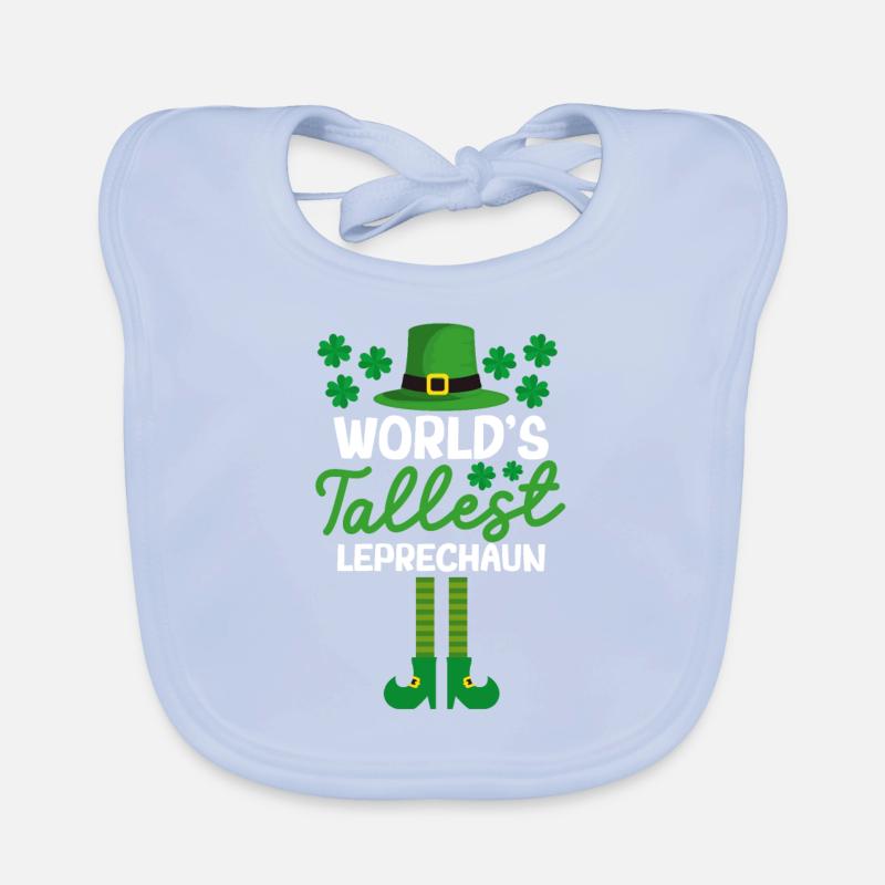 Le plus grand lutin du monde Trèfle de la Saint-Patrick Bavoir bio Bébé