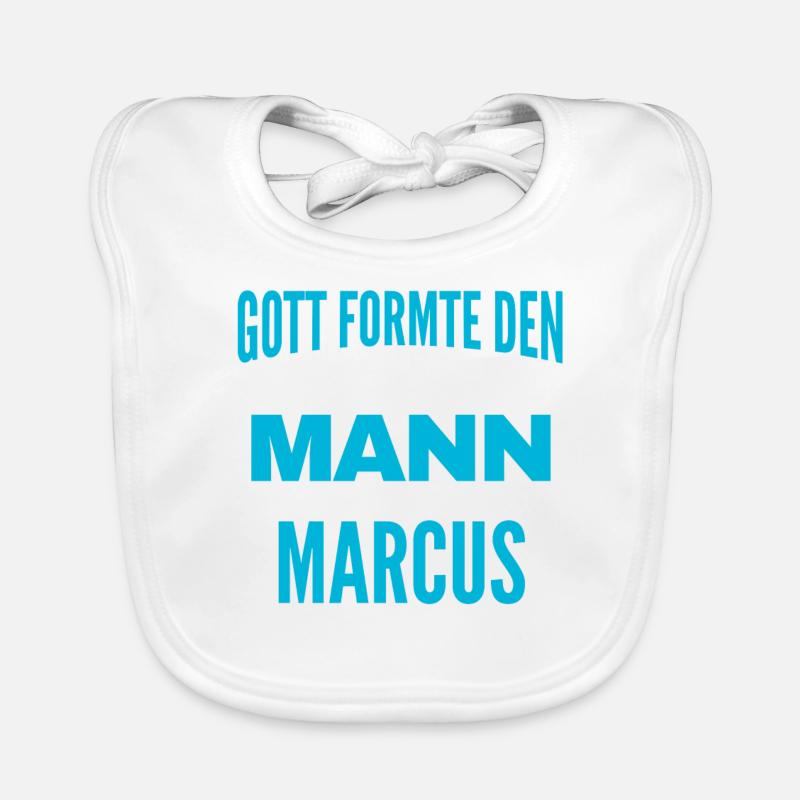 Marcus Name Design Baby Bio-Lätzchen