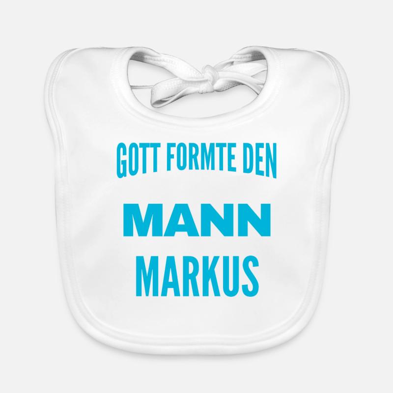 Markus Name Design Baby Bio-Lätzchen