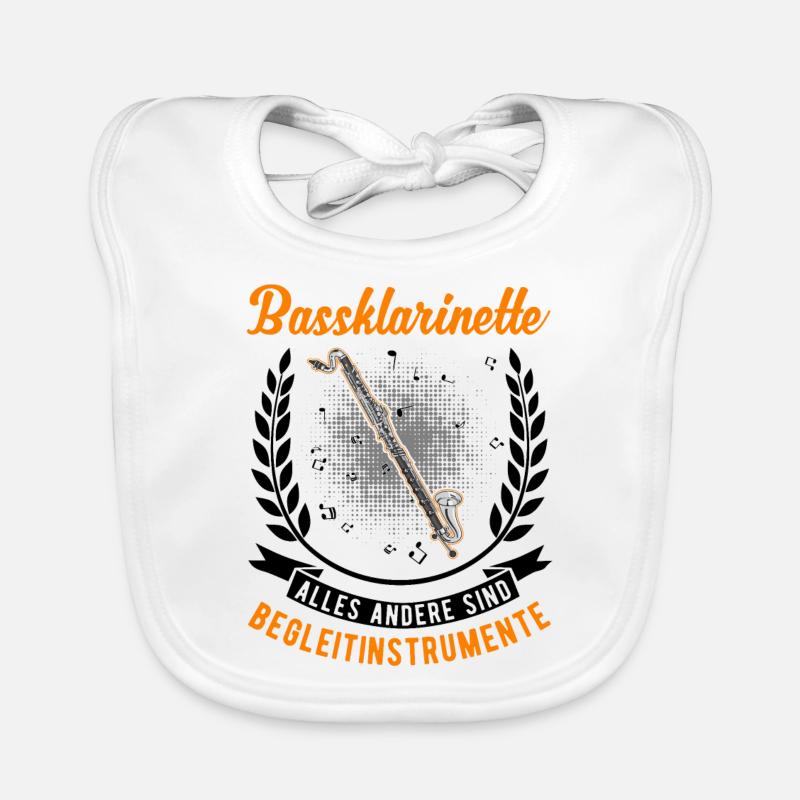 Bass Clarinet Accompaniment Instruments Organic Baby Bibs