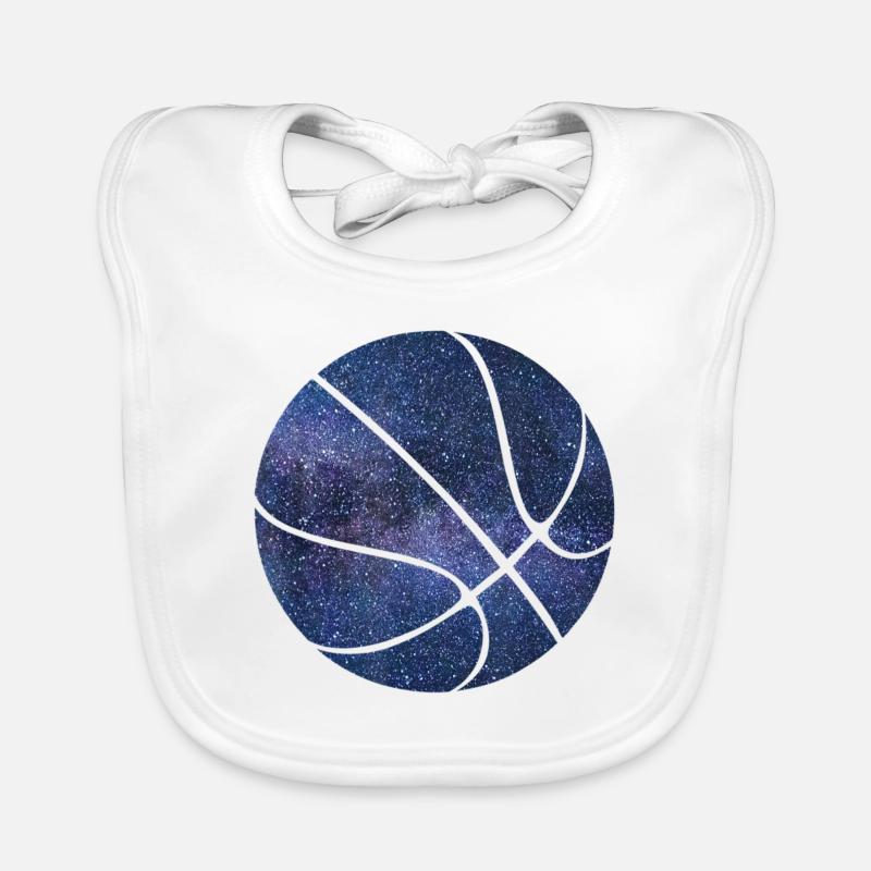 Espace de ballon de basket-ball Bavoir bio Bébé