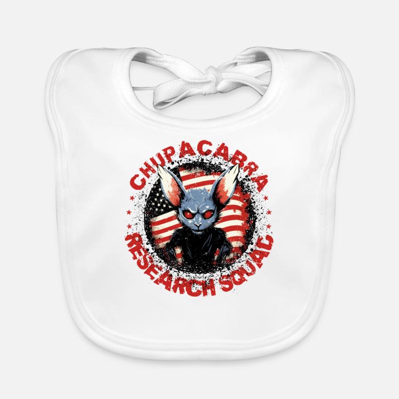 Cryptozoologistes Chupacabra Créatures Drôle Bavoir bio Bébé