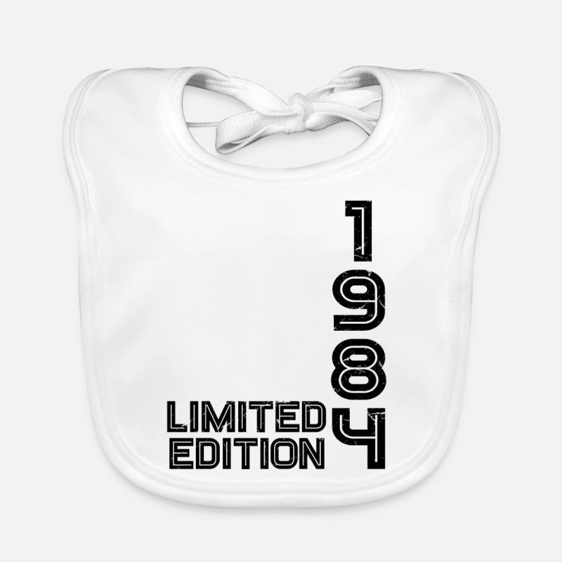 40e anniversaire 1984 année de naissance édition limitée Bavoir bio Bébé
