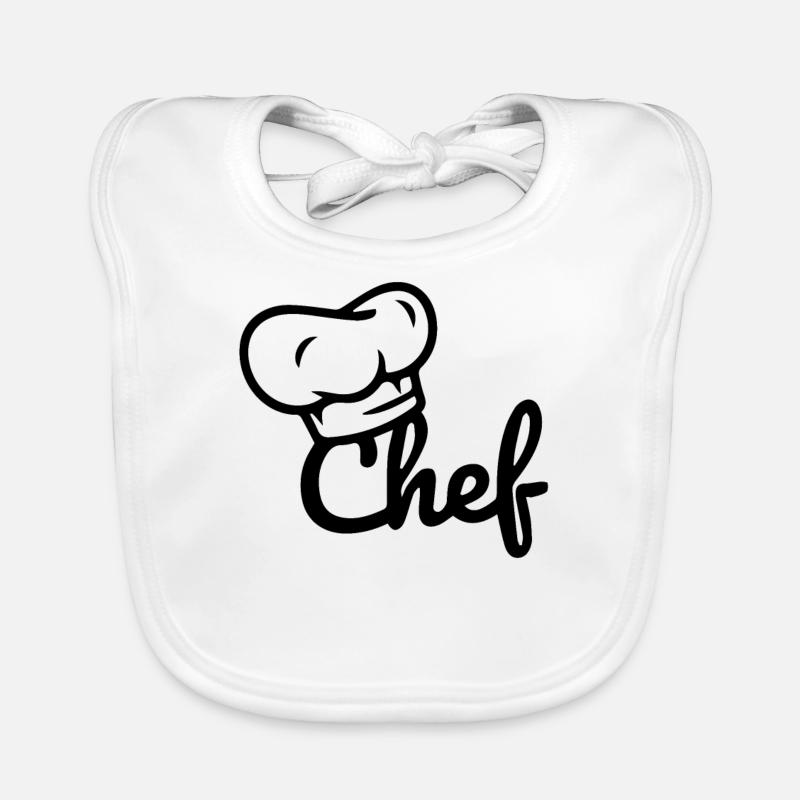 Personalized Chef Organic Baby Bibs