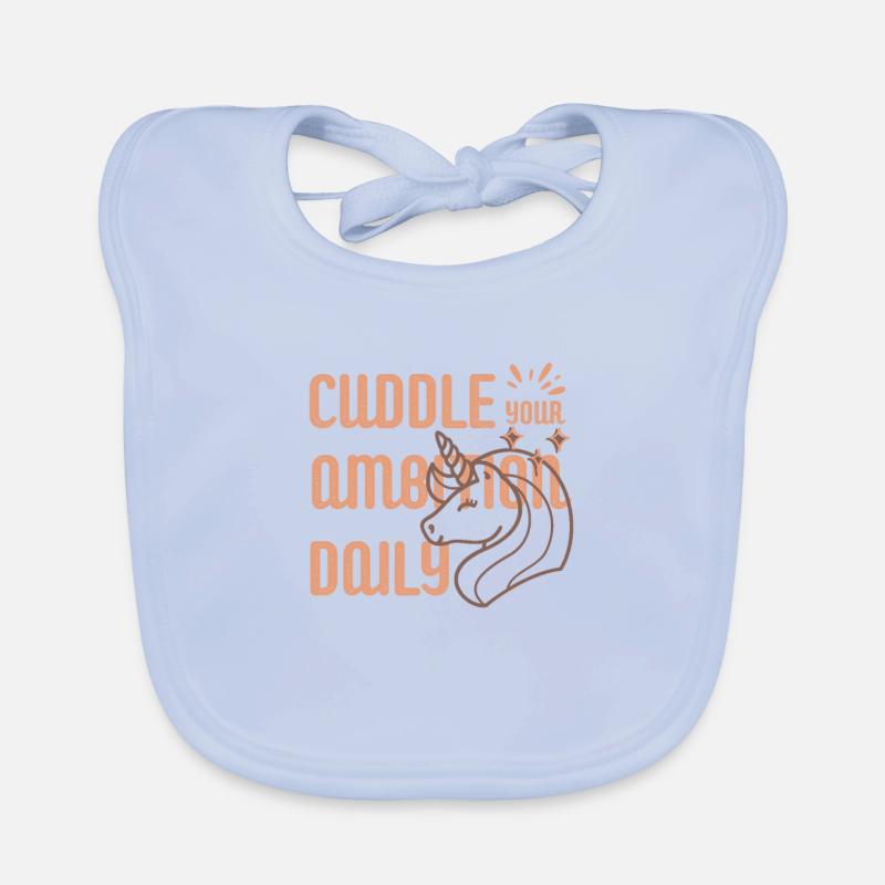 Kuscheln Sie täglich mit Ihrem Ehrgeiz Baby Bio-Lätzchen