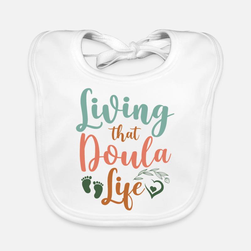 Doula accoucheuse vivant cela Bavoir bio Bébé