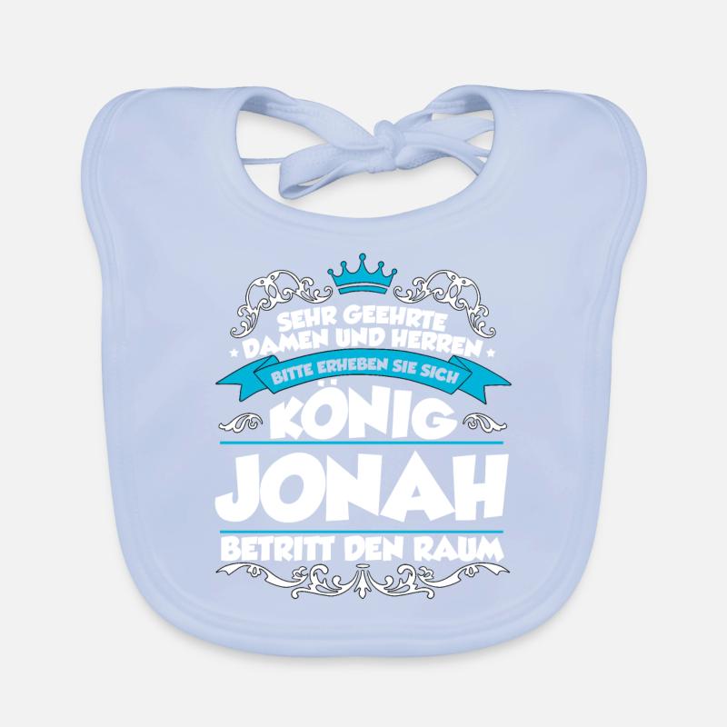 Jonah Name Design Baby Bio-Lätzchen