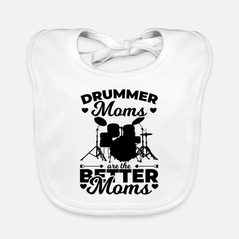Maman batteur Bavoir bio Bébé