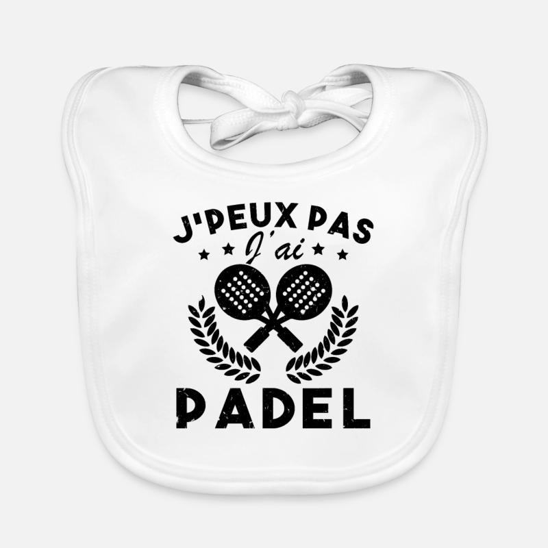 Je Peux Pas J'ai Padel Bavoir bio Bébé