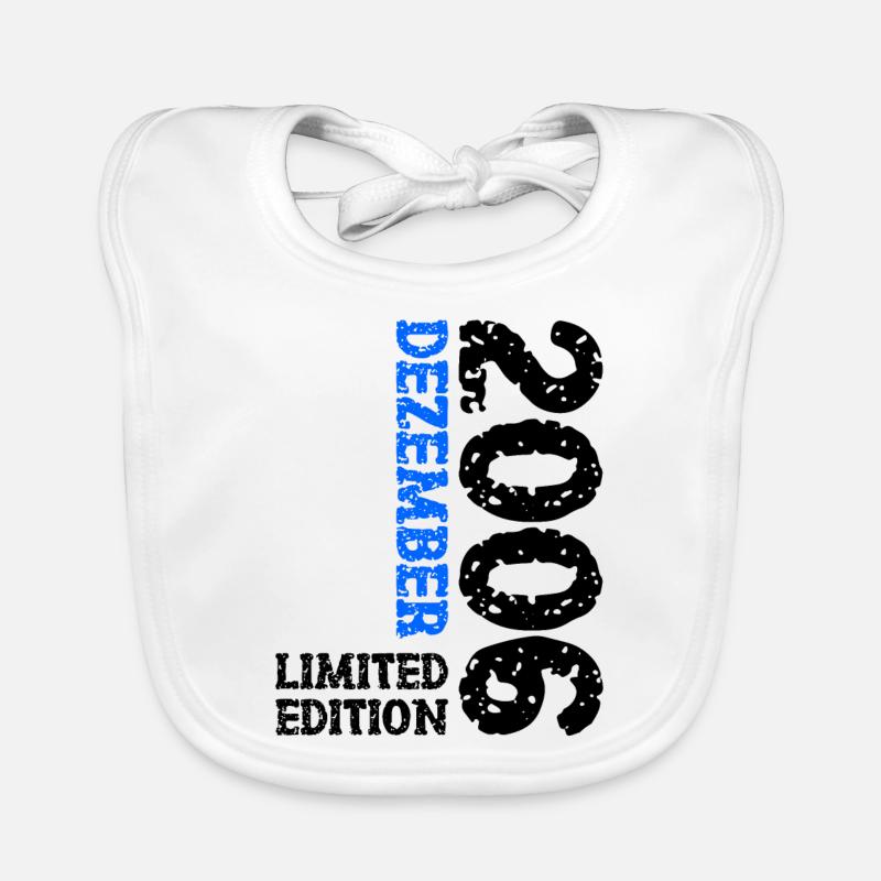 2006 Dezember Limited Edition 17. Geburtstag Deko Baby Bio-Lätzchen