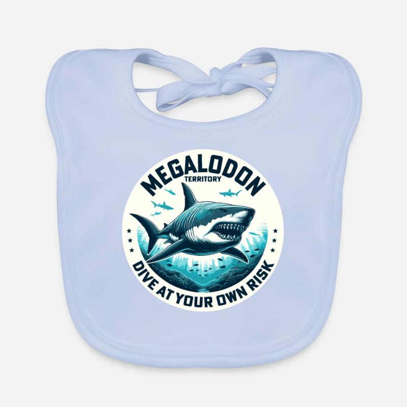 Alerte au territoire du mégalodon | Plongée avec les requins de l’océan Bavoir bio Bébé