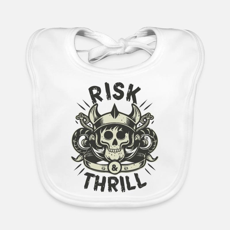 RISK THRILL Organic Baby Bibs